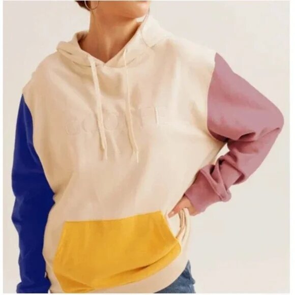 NEW Goodee x Kotn Unisex Color Block Embroidered Logo Egyptian Cotton Ho… - Picture 10 of 10